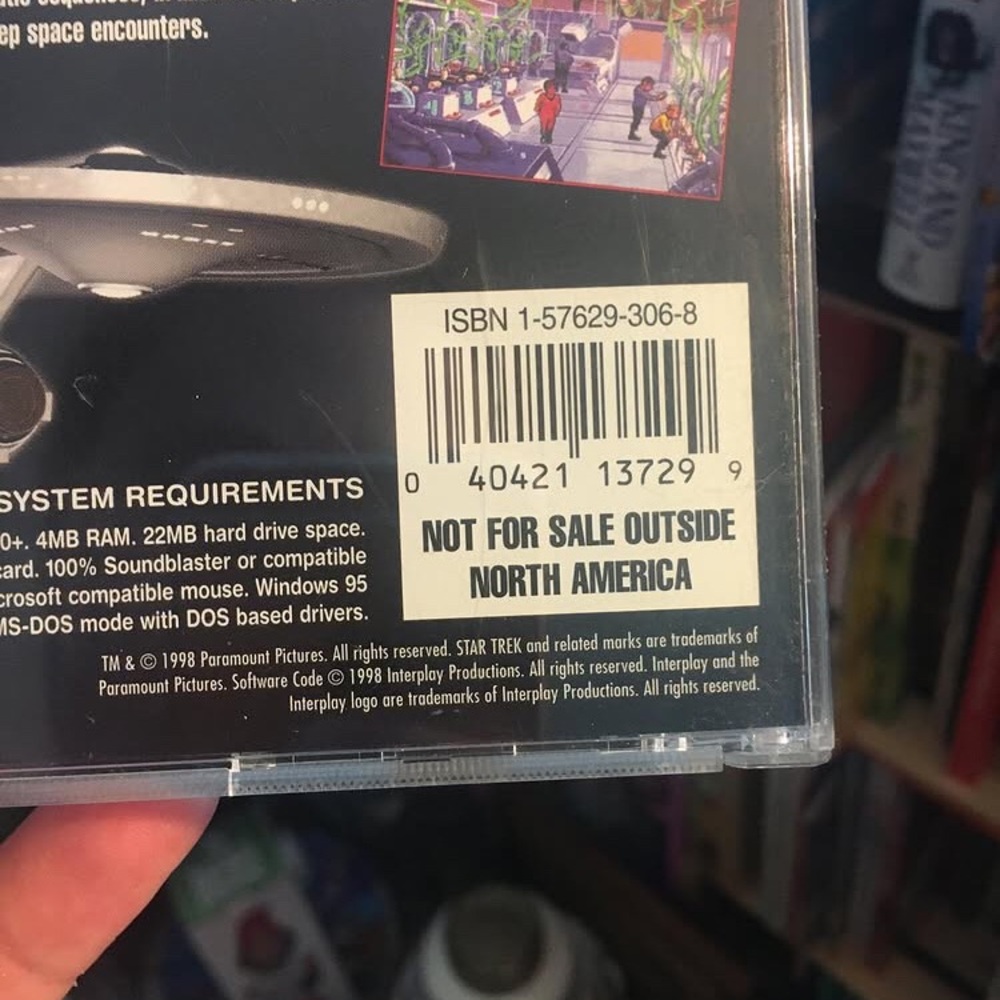 1998 Star T R E K game - Picture 2 of 3